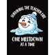 thumbnail image 2 of Creative English Melting Snowman Pattern Print Women'S Fashionable Round Neck Short Sleeve, Simple Casual Sports T-Shirt, Comfortable Summer Top for Women During Holidays., 2 of 6