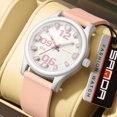 thumbnail image 2 of WFashion women's watches, simple casual Soft silicone strap lady watches waterproof, nurse watches for woman, ladies wristwatch, 2 of 7