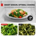 thumbnail image 4 of Toshiba ML-EM31P(BS)/CA Microwave Oven with Smart Sensor Easy Clean Interior, ECO Mode and Sound On-Off, 1.2 Cu. ft, Black Stainless Steel, 4 of 7