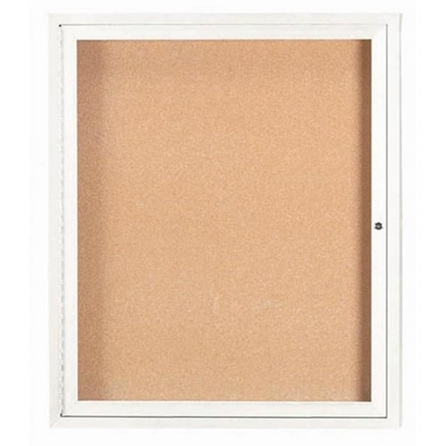 Aarco Products DCC3630RIW Tableau d'Affichage Fermé Éclairé 1 Porte - Blanc