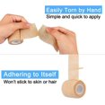 thumbnail image 4 of 24 Packs Self Adherent Cohesive Wrap Bandages 2'' Wide, 5 Yards, First Aid Tape,Elastic Self Adhesive Tape,All Sports Athletic Tape, Non-Woven Bandage,Breathable Wound Tape,Skin Colour Athletic Tape, 4 of 5