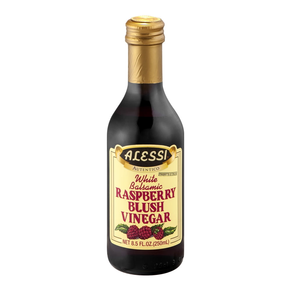 Alessi White Balsamic Raspberry Blush Vinegar, 8.5 fl oz by Vigo Importing Company