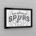 thumbnail image 4 of San Antonio Spurs Fade Ready-To-Hang Black Framed Wall Mirror, 4 of 4