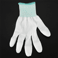 thumbnail image 6 of 4 Pair ESD PC Computer Working Anti-Skid Anti Skid Anti-Static White Gloves New, 6 of 8