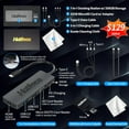 thumbnail image 2 of MSI Crosshair 16" 144Hz FHD+ Gaming Laptop, Intel i7-14650HX, 32GB DDR5, 2TB SSD, GeForce RTX 4070, 24-Zone RGB Backlit Keyboard, Cooler Boost 5, Wi-Fi 6E, Win 11, Gray, 256GB Docking Station Set, 2 of 9