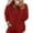 Red, variant on Sexlip Womens Half Zip Sherpa Fleece Pullover Oversized Sweatshirt Warm Fuzzy Sweater Trendy Long Sleeve Hoodies Outerwear Pink XXXL