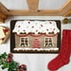 thumbnail image 1 of Tapete de Bienvenida Navideño | Diseños de Hombre de Jengibre y Muñeco de Nieve | Alfombra Navideña para Entrada | Decoración para Interiores y Exteriores - Café - 40 X 60 Cm | 240 G - 1 Unidad, 1 of 6