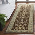 thumbnail image 3 of SAFAVIEH Antiquity Toireasa Oriental Wool Runner Rug, Brown/Green, 2'3" x 12', 3 of 13