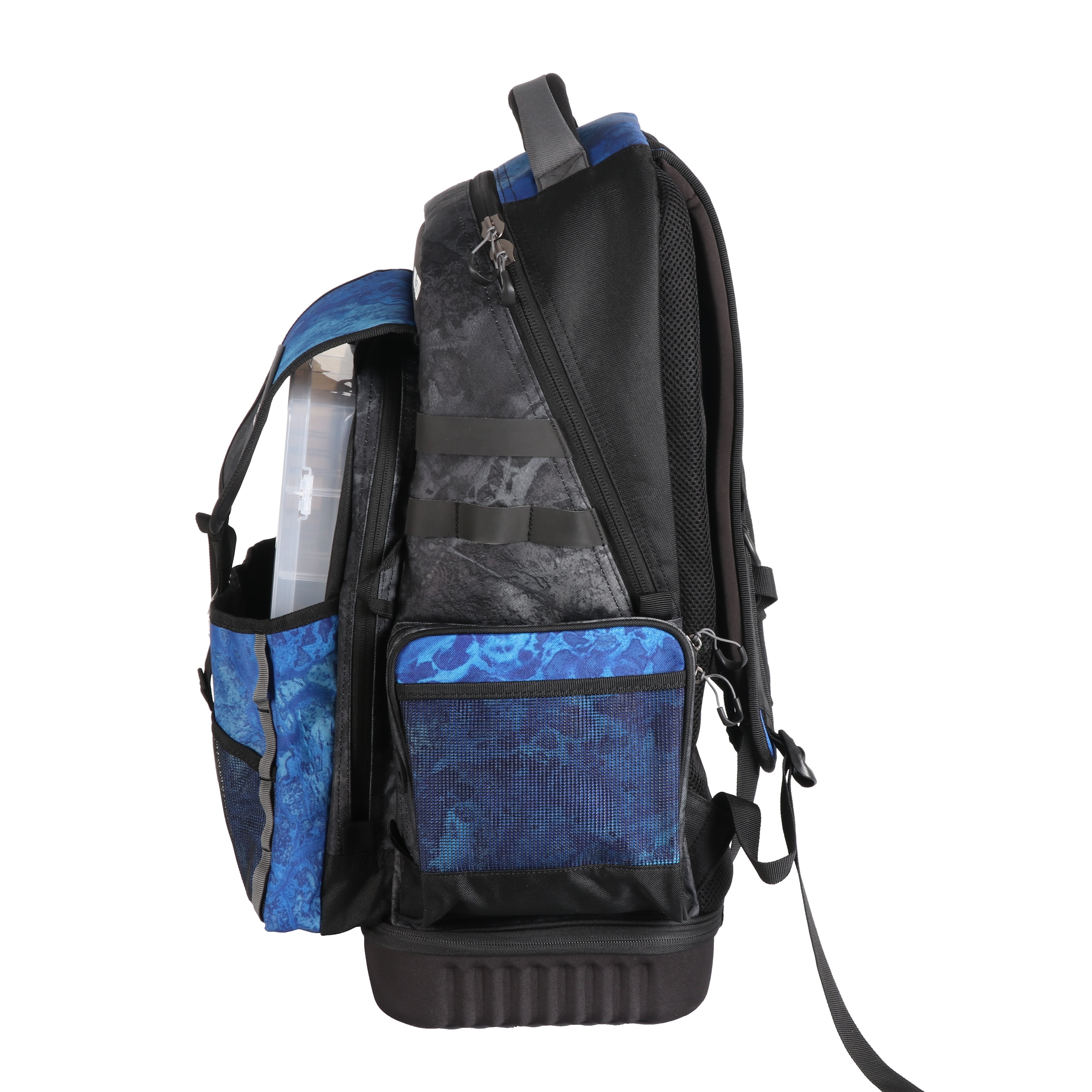 Realtree Large Pro Fishing Tackle Box Storage Backpack, Blue, Adult Unisex, Polyester - image 4 of 8