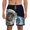White, variant on Cat Astronaut for Men's Swimming Trunks Swim Trunks Quick Dry Swim Shorts with Mesh Lining Funny Swimwear Bathing Suits