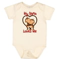 thumbnail image 3 of Inktastic My Nana Loves Me Monkey Boys or Girls Baby Bodysuit, 3 of 5