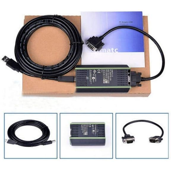 CJC Siemens PLC Programming Cable S7-200/300/400 Data Download Line ES7972-0CB20-0XA0, USB/MPI PC Adapter USB Cable