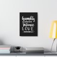 thumbnail image 4 of Scripture Walls Humility Gentleness Patience Love Ephesians 4:2 Bible Verse Canvas Christian Wall Art Ready To Hang Unframed, 4 of 7