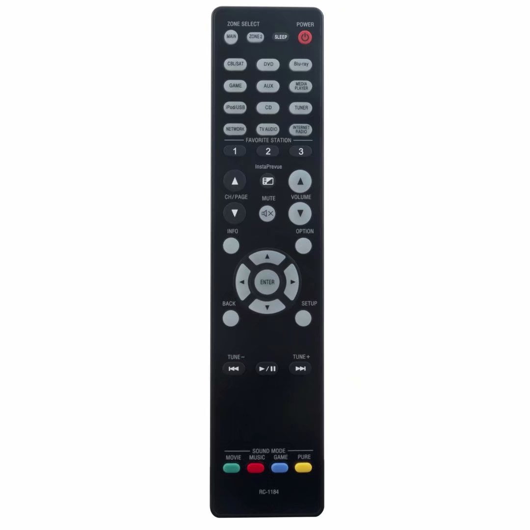New RC-1184 remote control for DENON A/V RECEIVER AVR-X3000 AVRX3000 AVR-X3000CI AVRX3000CI AVR-X3000P AVRX3000P