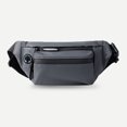 thumbnail image 3 of Bolso Riñonera deportiva informal para hombre, riñonera para correr, riñonera cruzada de tela Oxford, 3 of 5