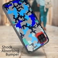 thumbnail image 2 of DALUX MetKase Hybrid Slim Phone Case Compatible with Galaxy A12 5G 6.5 inch - Blue Stylish Camo, 2 of 2