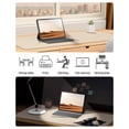 thumbnail image 6 of Leather Desk Pad Protector, Office Desk Mat, Large Mouse Pad, Non-Slip PU Leather Desk Blotter, Laptop Desk Pad, Waterproof Desk Writing Pad for Office and Home (23.6" x 11.8", Off White), 6 of 8