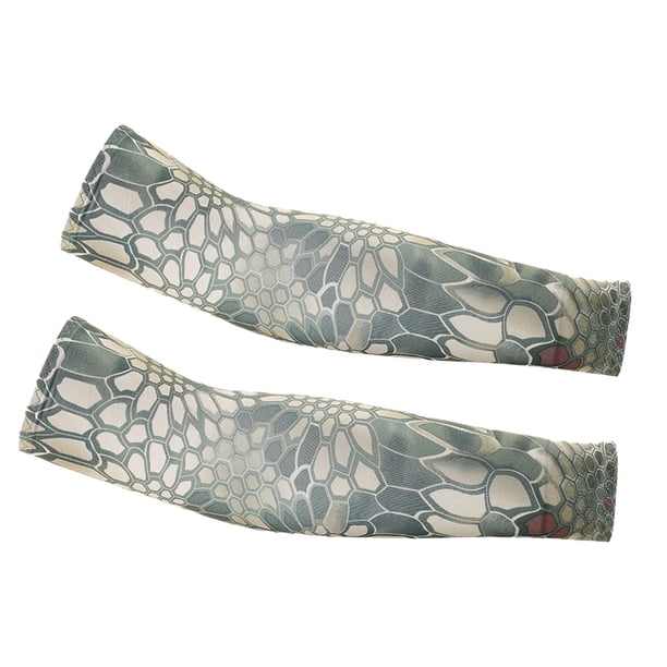 Ciclismo Protector solar manga Deportes al aire libre Ciclismo Protector de brazo Cómodo Transpirable Hielo Seda Manga