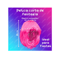 thumbnail image 2 of Peluca Lacia Corta Rosa Neón Disfraz Fantasía Fiesta Cosplay Xtellar rosa, 2 of 4