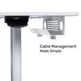 thumbnail image 4 of Luxor Vitalize Laptop Cart | Adjustable Height Rolling Medical Cart, 4 of 6