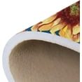 thumbnail image 7 of Dreamtimes Watercolor Sunflowers Vintage Area Rug 72x48in Spring Flower Orange Non-Slip Floor Carpet Comfort Floor Mats Decor for Indoor Living Dining Room and Bedroom Area, 7 of 7
