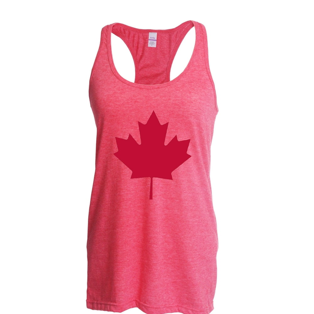 Mom's Favorite Womens Canada Flag Canada Maple Leaf Racerback Tank