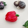 thumbnail image 3 of Wrapables 3D Resin Fridge Magnets, Food Simulation, Succulents, Famous Faces Refrigerator Magnets for Kitchen (Set of 5), Vegetables, 3 of 7