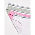 thumbnail image 2 of Calvin Klein Girls' Modern Cotton Bikini Panty 7-8 3 Pack - Sachet Pink, Classic White, Heather Grey, 2 of 5