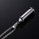 thumbnail image 5 of 2xTubo De Acero Inoxidable Botella De Perfume Vial Colgante Collar Joyería Plata Sunnimix colgante collar encantos, 5 of 7
