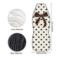 thumbnail image 7 of XYZCANDO Bow Car Seat Covers for Women, Black Dots Front Seat Protectors, Stylish Auto Interior Accessories for Cars SUV Truck Van, 7 of 7