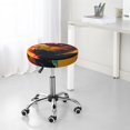 thumbnail image 6 of KLL Watercolor Glasses Guinea Pig Round Bar Chair Cushion Cover 13 inch ,Bar Stool Protector with Elastic, Soft Washable, 6 of 6