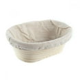 thumbnail image 2 of Forzero Oval Dough Banneton Brotform Dougn Rattan Bread Proofing Proving Baskets 3 Sizes, 2 of 6
