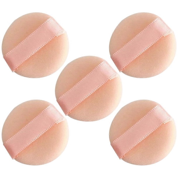 5pcs Mini Flocking Makeup Powder Puffs Body Powder Puffs Women Makeup Supplies
