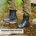 thumbnail image 6 of Maelstrom Military Tactical Work Waterproof Boots with Side Zipper, Black, Size 15M, 6 of 7