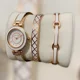 thumbnail image 5 of Reloj Mujer Anne Klein Con Brazaletes, Swarovski Ak/3296wtst Color de la correa Rosa dorado/Blanco Color del bisel Blanco Color del fondo Blanco, 5 of 8