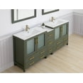 thumbnail image 6 of Vanity Art 84" Double Sink Freestanding Bathroom Vanity Set with Ceramic Top and Mirror, 6 of 9