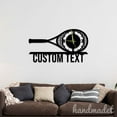 thumbnail image 2 of Handmadetneonsign Tennis Wall Clock Unique, Tennis Racket Round Wall Clock, Text Oversize Wall Clock 60467, 2 of 5