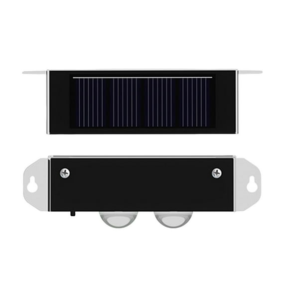 Vwrxbz Solar Wall Light Outdoor Garden Lamp Warm White LED Waterproof Wall Sconce for Patio Balcony Yard Fence Decorative Lighting