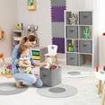 thumbnail image 7 of Sorbus Fabric Storage Bins 11" Foldable Cubes with Handles for Pantry, Cubbies, Toy and Closet - 8 pack, 7 of 7