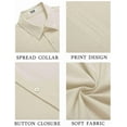 thumbnail image 6 of COOFANDY Men's Beach Shirts Short Sleeve Button Down Shirts Mexico Casual Shirts Summer Shirts, 6 of 6