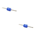 thumbnail image 2 of Kenally Instalador de núcleo de vástago de válvula de neumático de coche, destornillador de doble vía, llave de neumáticos, accesorios de azul 2piezas, 2 of 6