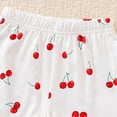 thumbnail image 7 of TOWED22 Baby Toddler Sweet 2pcs Outfits Tank Tee Sleeveless and Shorts Adorable Summer Clothing Sets Lovely(Red,12-18 M), 7 of 7