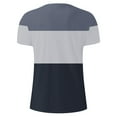 thumbnail image 4 of Big and Tall T Shirts for Men S-5X Plus Size Short Sleeve Tshirts Shirt Crewneck Casual Pullover Color-Block Basic Going Out Loungewear Tops, 4 of 5