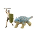 thumbnail image 4 of Dinosaurio de juguete MATTEL Jurassic World Figura de Ben y Ankylosaurus Bumpy, 4 of 4