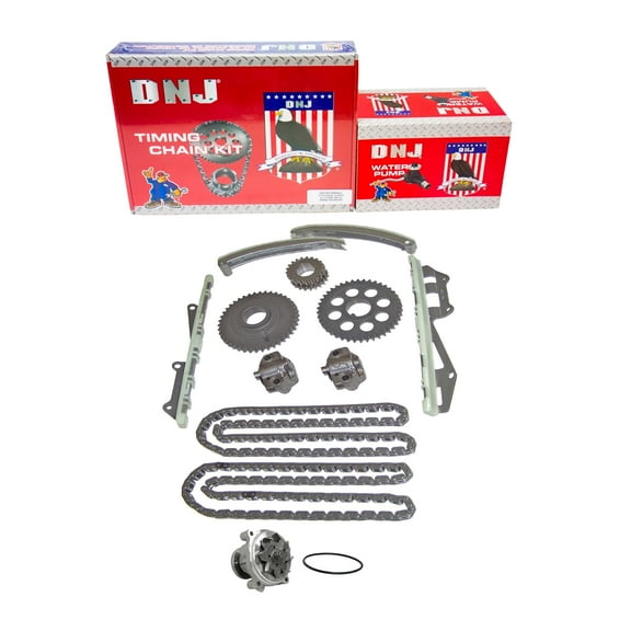 DNJ TK4153AWP Timing Chain Kit with Water Pump Fits Cars & Trucks 94-01 Ford 4.6L V8 SOHC 16V