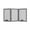 Gray, variant on Smuxee Bamboo Freestanding Pet Gate Foldable Dog Gate with Support Feet, White, 3 Panel