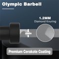 thumbnail image 2 of Olympic Barbell 7FT 45 LB for Weightlifting Power Lifting Weight Barbell 700LB Capacity for Home Fitness, 2 of 7