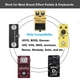 thumbnail image 4 of Fuente de alimentación para pedal de guitarra JOYO DC 9V 1.2A con cadena tipo margarita, 4 of 6
