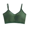 thumbnail image 3 of Fartey Women Cotton One Piece Sports Bras Wireless Medium Support Bra No Underwire Cami Bras Summer Breathable Solid Color Padded Bralette, 3 of 3