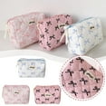thumbnail image 2 of Wmool Große Kapazität Bogen Kosmetik Tasche Tragbare Waschen Make-Up Tasche, 2 of 8